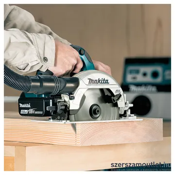 MAKITA DHS661RTJU Akkus szénkefementes körfűrész 165mm (2x5,0Ah/18V)