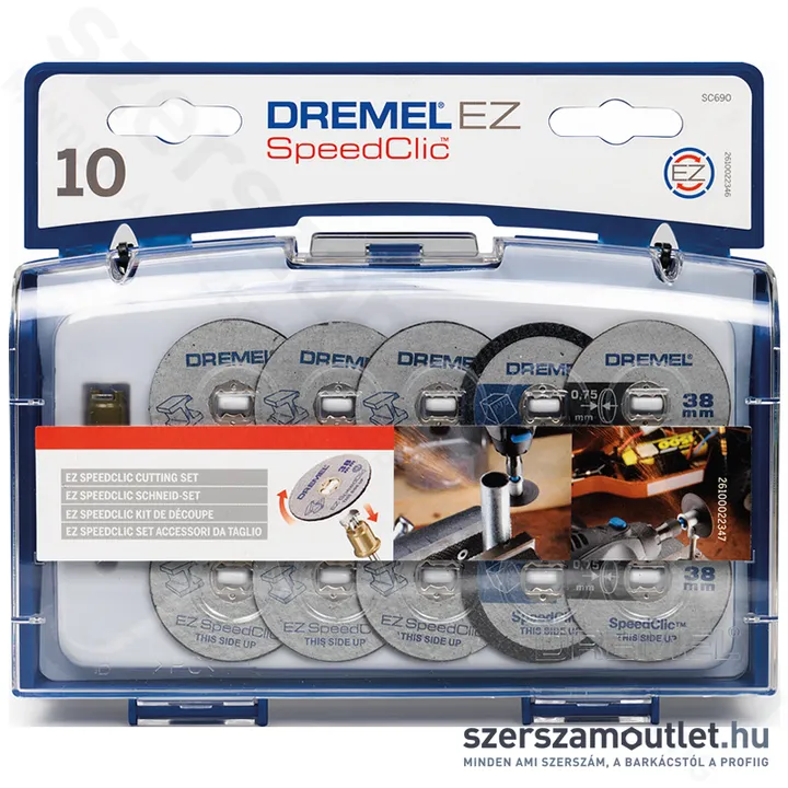 DREMEL SPEEDCLIC Tartozék készlet 11 részes (SC690) (2615S690JA)