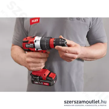 FLEX PD 2G 18.0-EC Akkus ütvefúró-csavarbehajtó, L-BOXX (18V) (Akku és töltő nélkül!) (447.501)