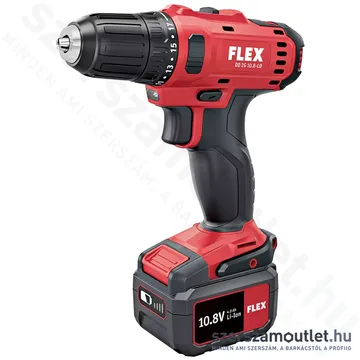 FLEX DD 2G 10.8-LD 4,0Ah Akkus fúró-csavarbehajtó, L-BOXX (2x4,0Ah/10,8V) (418.064)