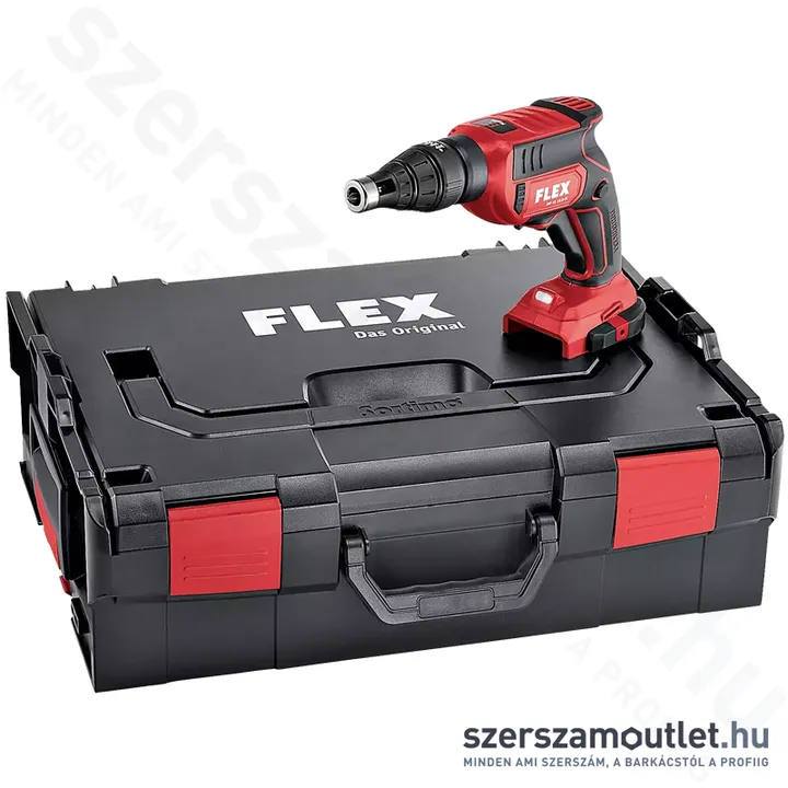 FLEX DW 45 18.0-EC Akkus gipszkarton csavarbehajtó, L-BOXX (18V) (Akku és töltő nélkül!) (447.757)