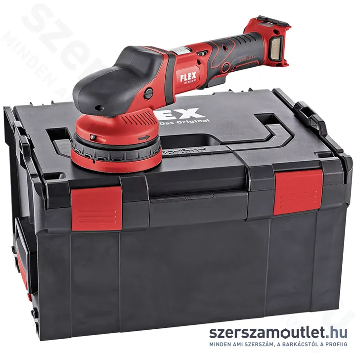 FLEX XCE 8 125 18.0-EC Akkus polírozó, L-BOXX (18V/160mm) (Akku és töltő nélkül!) (459.070)