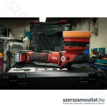 FLEX XCE 8 125 18.0-EC/5,0Ah P-SET Akkus polírozó, L-BOXX, 160mm (2x5,0Ah/18V) (461.245)