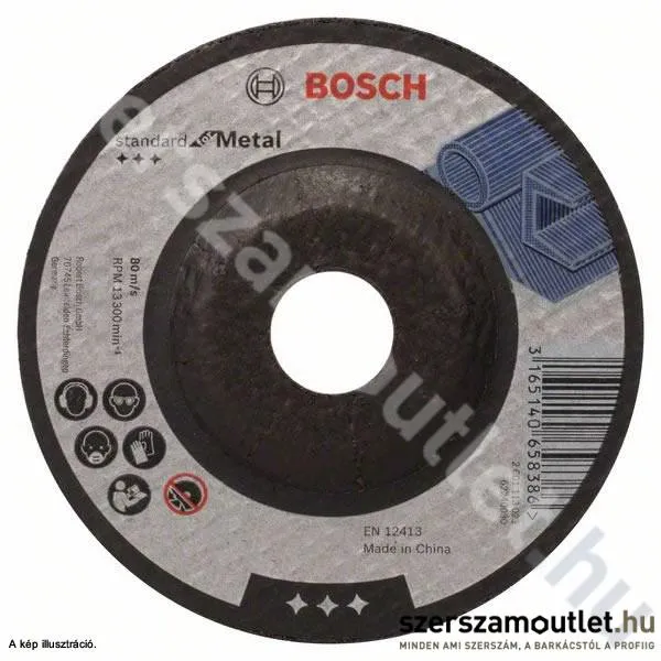 BOSCH Standard for Metal A 30 T BF hajlított csiszolókorong 230mm