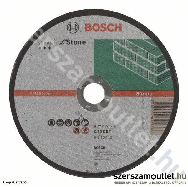BOSCH Standard for Stone egyenes vágókorong 125x2,5x22,23mm