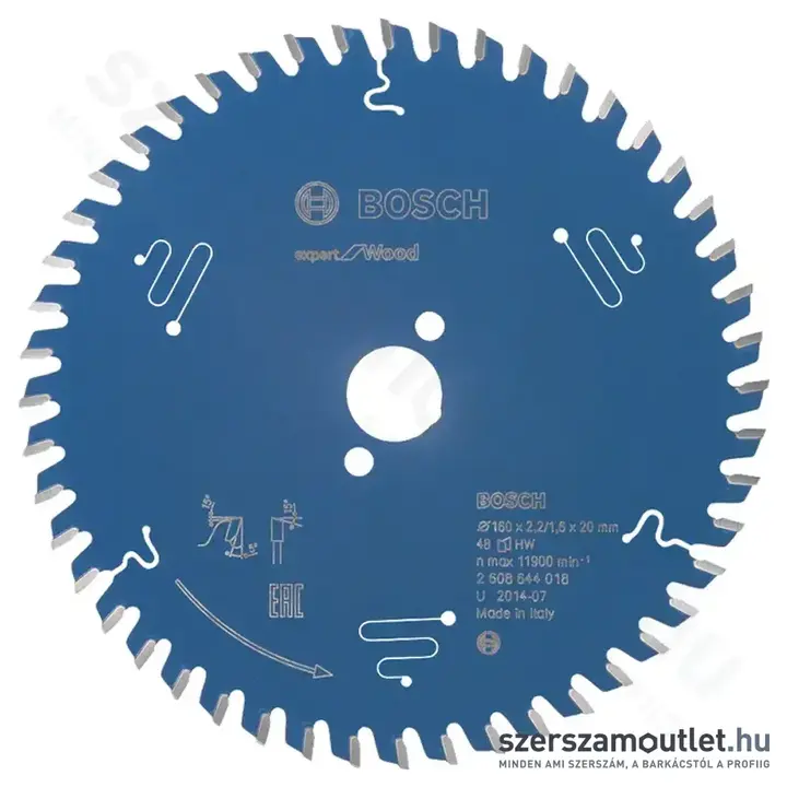 BOSCH Expert for Wood körfűrészlap 160x2,2/1,6x20mm T48 (2608644018)