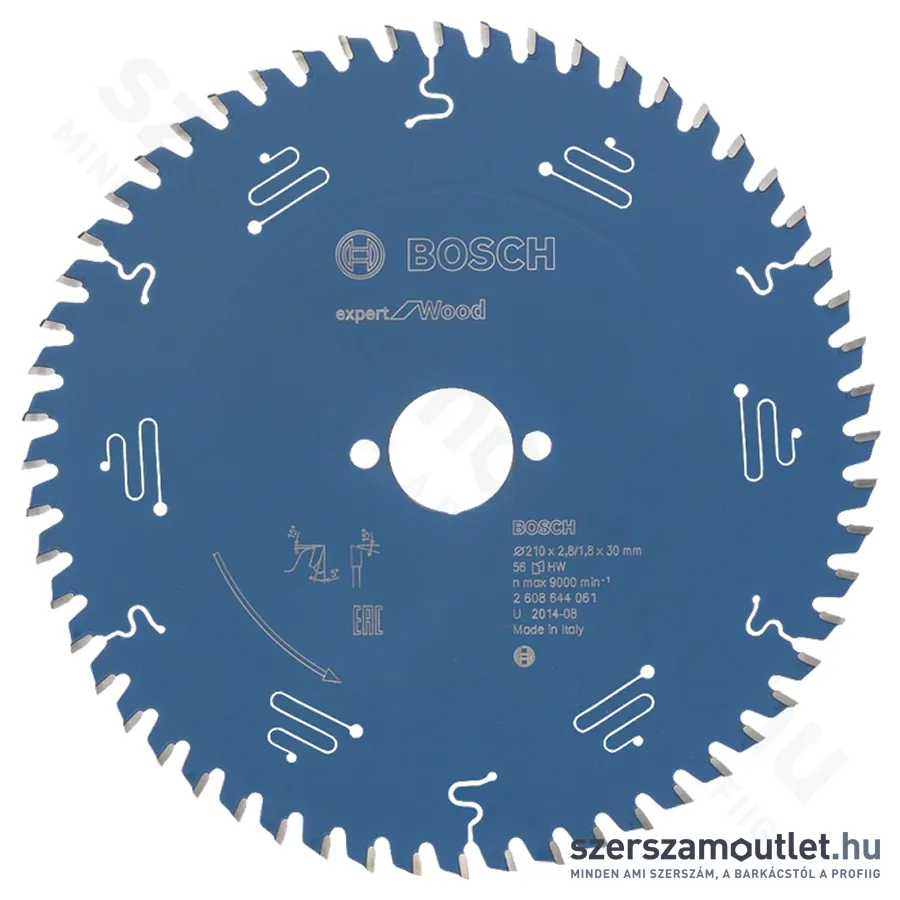 BOSCH Expert for Wood körfűrészlap 210x2,8/1,8x30mm T56 (2608644061)