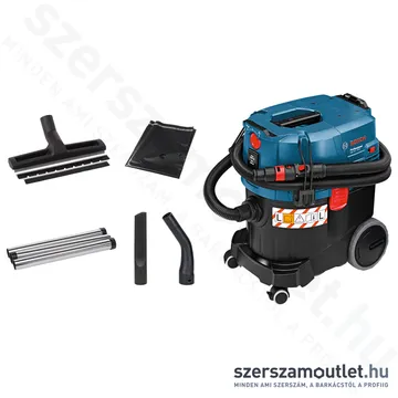 BOSCH GAS 35 L SFC Ipari száraz-nedves porszívó, félautomata szűrőtisztitású (1200W/35l) (06019C3000