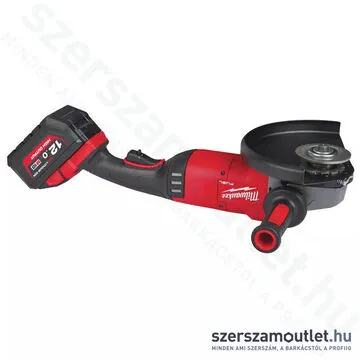 MILWAUKEE M18 FLAG230XPDB-121C Akkus szénkefementes sarokcsiszoló 230mm, kofferben (12,0Ah/18V)