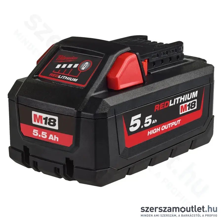 MILWAUKEE M18 HB5,5 Akkumulátor 5,5Ah/18V Li-ion