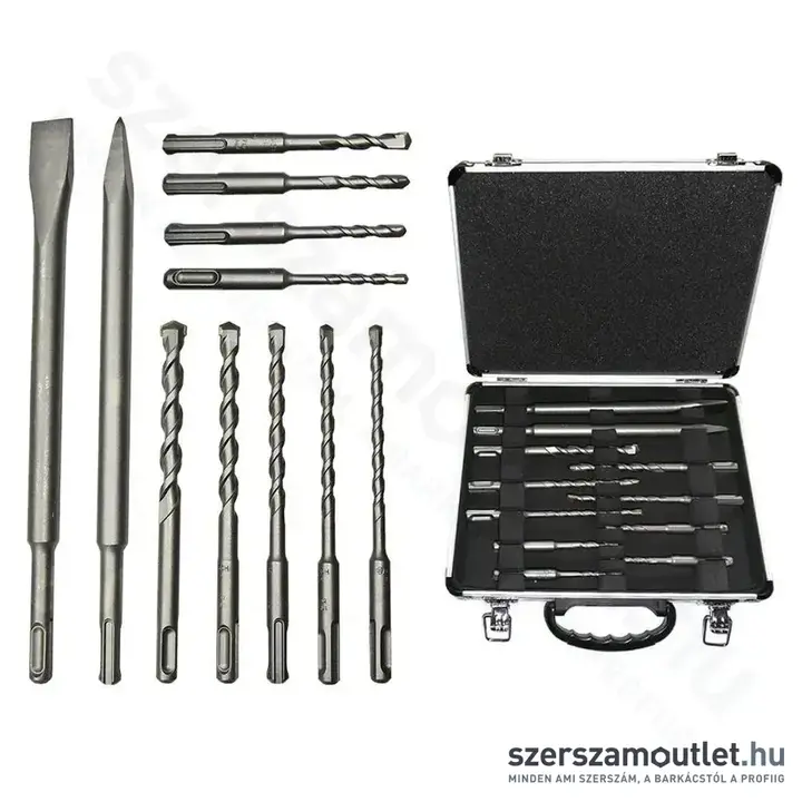 BOSCH SDS-Plus kalapácsfúró 11 db-os vegyes készlet alumínium kofferben (2608578765)