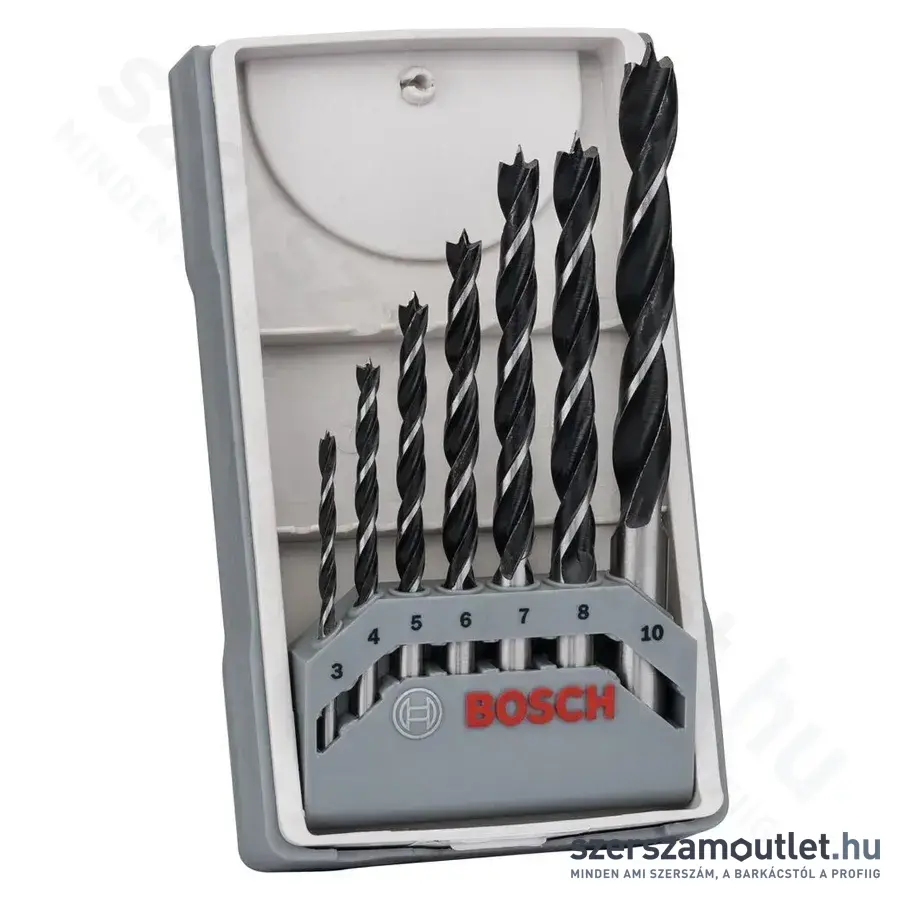BOSCH X-Pro fa spirálfúró készlet (7db, 3,0-10,0mm)