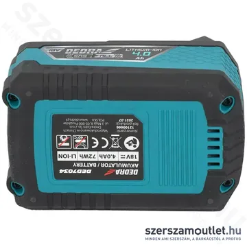 DEDRA SAS+ALL Akkumulátor 18V/4,0Ah (DED7034)