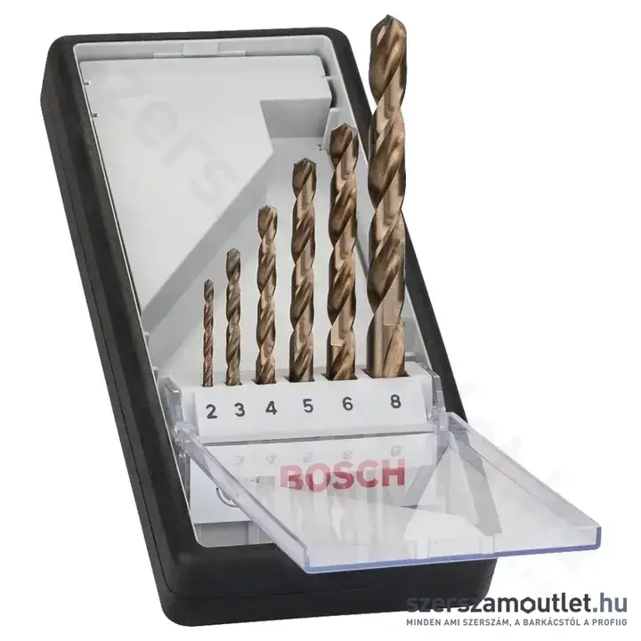 BOSCH HSS-Co Robust Line fémfúró készlet (6db, 2,0-8,0mm)