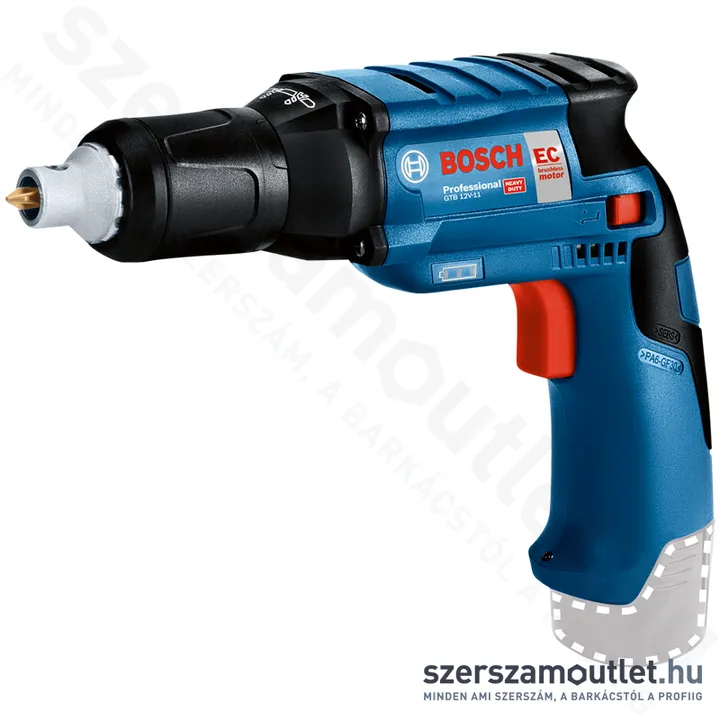 BOSCH GTB 12V-11 Akkus csavarbehajtó szénkefementes (12V) (Akku és töltő nélkül!) (06019E4002)