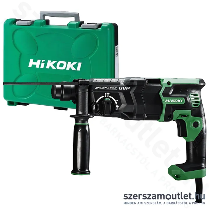 HIKOKI DH28PEC Fúró-vésőkalapács szénkefementes, kofferben SDS-Plus (900W/3,4J)