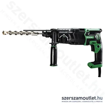 HIKOKI DH28PEC Fúró-vésőkalapács szénkefementes, kofferben SDS-Plus (900W/3,4J)