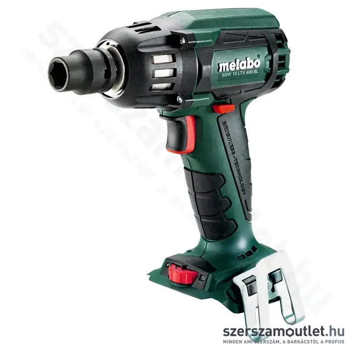 METABO SSW 18 LTX 400 BL Akkus ütvecsavarozó (18V/400Nm) (Akku és töltő nélkül) (602205890)