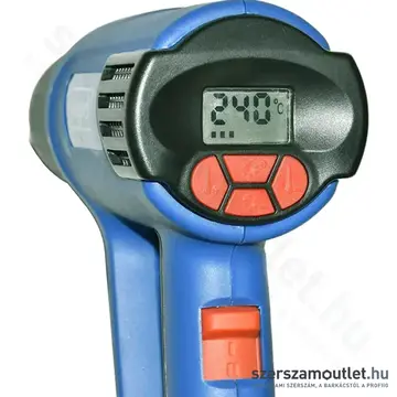 SCHEPPACH HG 2000 Digitális hőlégfúvó kofferben (2000W/500°C)