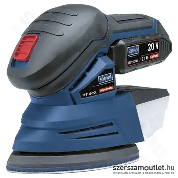 SCHEPPACH CFS135-20LI Akkus rezgőcsiszoló (20V/135mm) (Akku és töltő nélkül!)