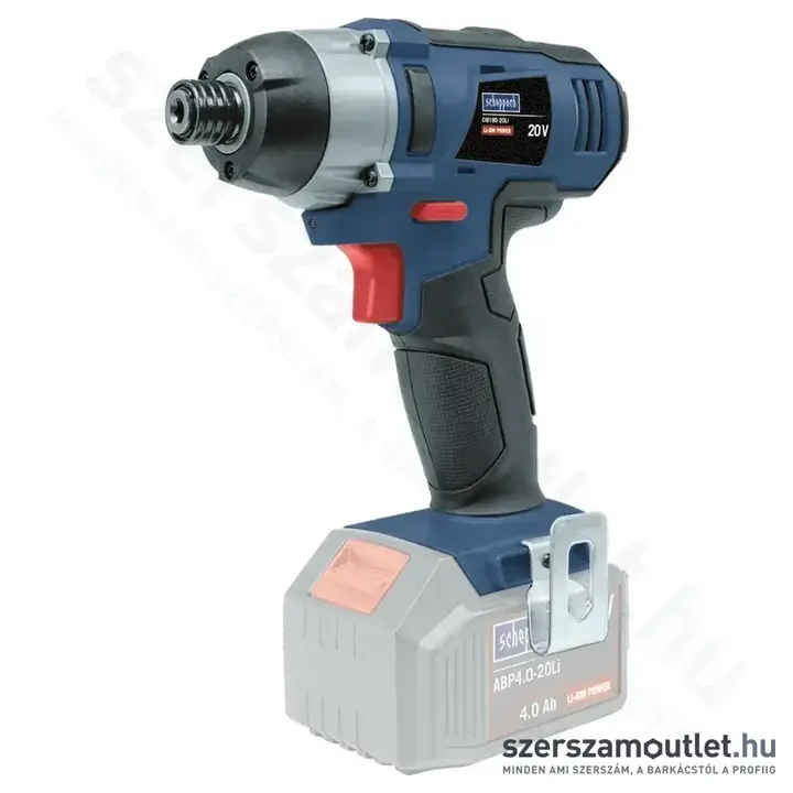 SCHEPPACH CID180-20LI Akkus ütvecsavarozó 1/4" (Akku és töltő nélkül!)