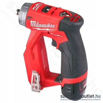 MILWAUKEE M12 FDDXKIT-202X Akkus levehető tokmányú fúró-csavarozó, HD kofferben (2x2,0Ah/12V)