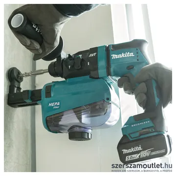 MAKITA DHR182RTWJ Akkus szénkefementes fúró-vésőkalapács 1,7J MakPac kofferben (2x18V/5,0Ah)