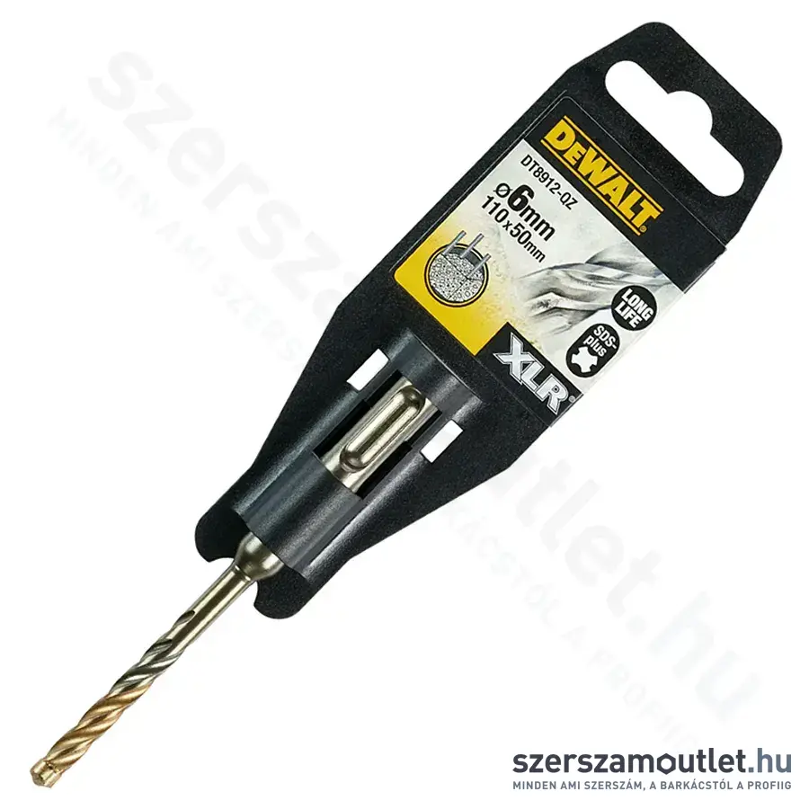 DEWALT XLR SDS-plus 4-élű fúrószár 6x110/50mm