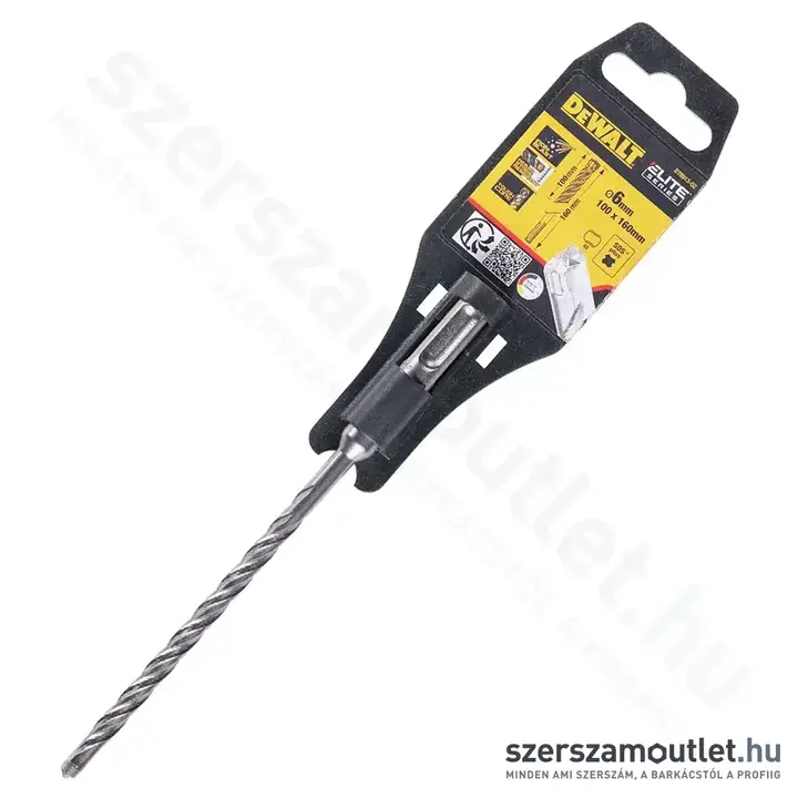 DEWALT XLR SDS-plus 4-élű fúrószár 6x160/100mm