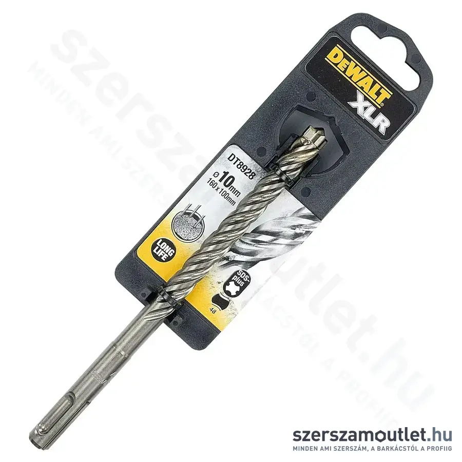 DEWALT XLR SDS-plus 4-élű fúrószár 10x160/100mm