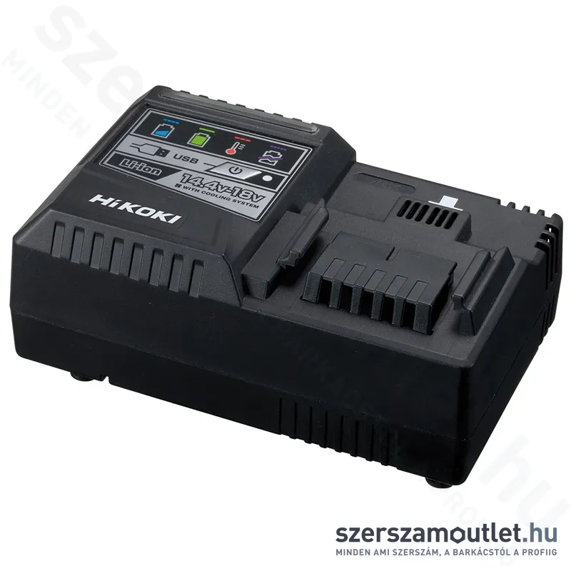 HIKOKI UC18YSL3 MULTI VOLT Akkumlátor (gyors)töltő 14,4V-18V (15-38perc)