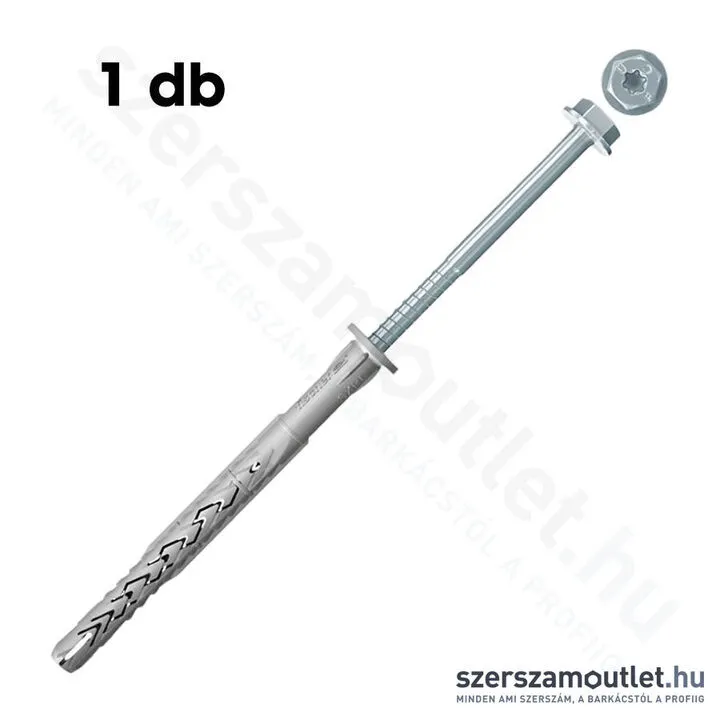 FISCHER SXRL FUS Rögzítődübel cinkkel galvanizált acélcsavarral 14x160mm (TX50/SW17) [1db] (530950)