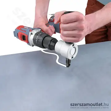 EXTOL Fúrógéppel hajtható mechanikus lemezvágó/lyukasztó fej