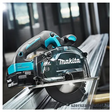 MAKITA DCS553Z Szénkefementes akkus fémvágó körfűrész (18V/150mm) (Akku és töltő nélkül!)