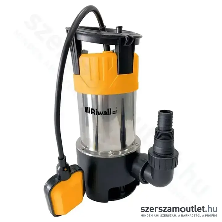 RIWALL REP 1100 INOX Univerzális búvár szennyvízszivattyú, 15000l/h, 0,95bar, 1100W/230V