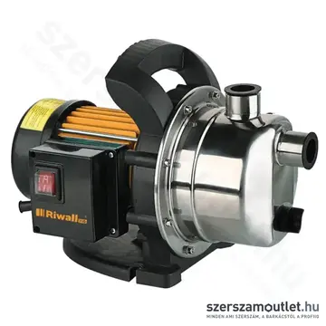 RIWALL REJP 1000 INOX SET Kerti szivattyú, 3500l/h, 4,4bar, 1000W/230V + tartozékok