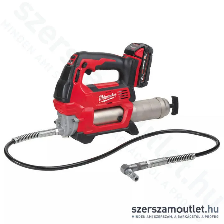 MILWAUKEE M18 GG-201C Akkus zsírzópisztoly kofferben (1x2,0Ah/18V) (4933440490)