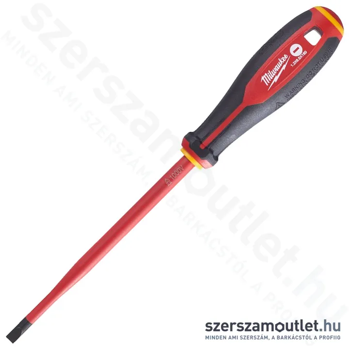 MILWAUKEE VDE szigetelt csavarhúzó lapos SL 1,2x6,5x150mm (4932464039) (4932478717)