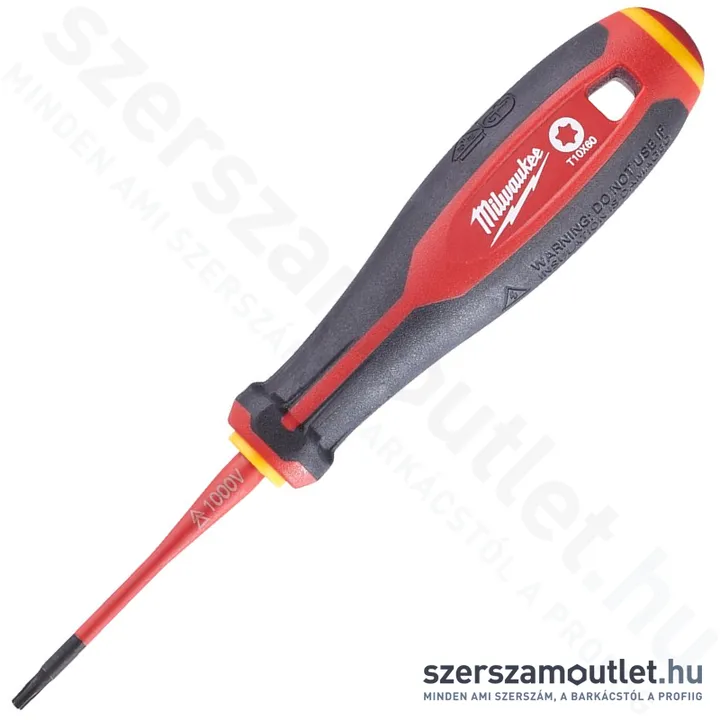 MILWAUKEE VDE szigetelt csavarhúzó torx T10x60mm (4932464050) (4932478728)