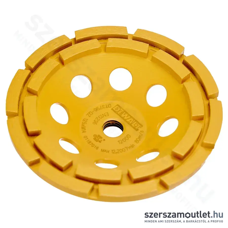 DEWALT Gyémánt csiszolótárcsa kétsoros 125x22,23mm