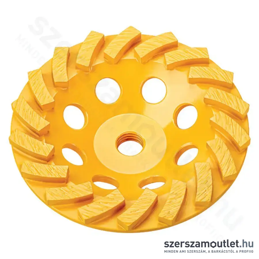 DEWALT Turbó Gyémánt csiszolótárcsa M14, 125x22,23mm