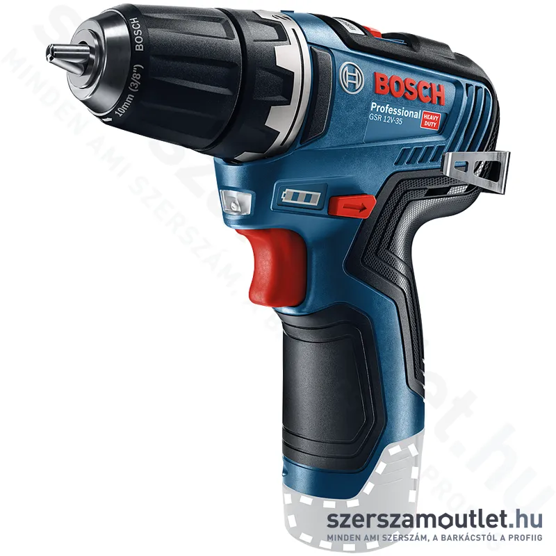 BOSCH GSR 12V-35 Akkus fúró-csavarbehajtó szénkefementes (12V) (Akku és töltő nélkül!) (06019H8000)