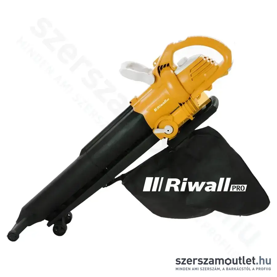 RIWALL REBV 3000 Elektromos lombszívó/lombfúvó, 45l, 3000W/230V