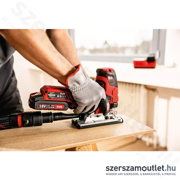 FLEX JS 18.0-EC Akkus szúrófűrész, L-BOXX (18V) (Akku és töltő nélkül!) (493.775)
