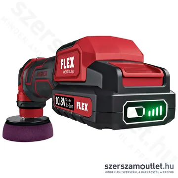FLEX PXE 80 10.8-EC/2.5 Set Akkus polírozó, L-BOXX (2x2,5Ah/10,8V) (418.102)