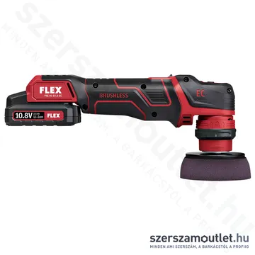 FLEX PXE 80 10.8-EC/2.5 Set Akkus polírozó, L-BOXX (2x2,5Ah/10,8V) (418.102)