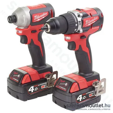 MILWAUKEE M18 CBLPP2A-402C Akkus szénkefementes erőcsomag (2x4,0Ah/18V) (4933464536)