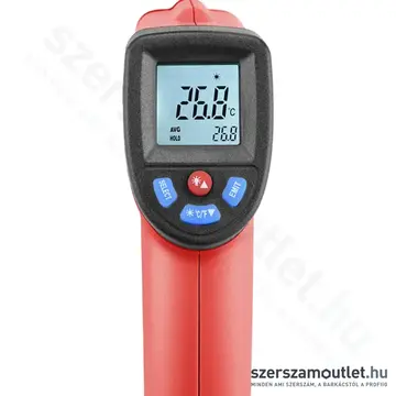 EXTOL Infravörös, digitális hőmérő (550°C)