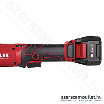 FLEX PE 150 18.0-EC/5.0 P-Set Akkus polírozó + tartozékok L-BOXX (2x5,0Ah/18V) (461.229)