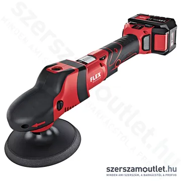 FLEX PE 150 18.0-EC/5.0 P-Set Akkus polírozó + tartozékok L-BOXX (2x5,0Ah/18V) (461.229)
